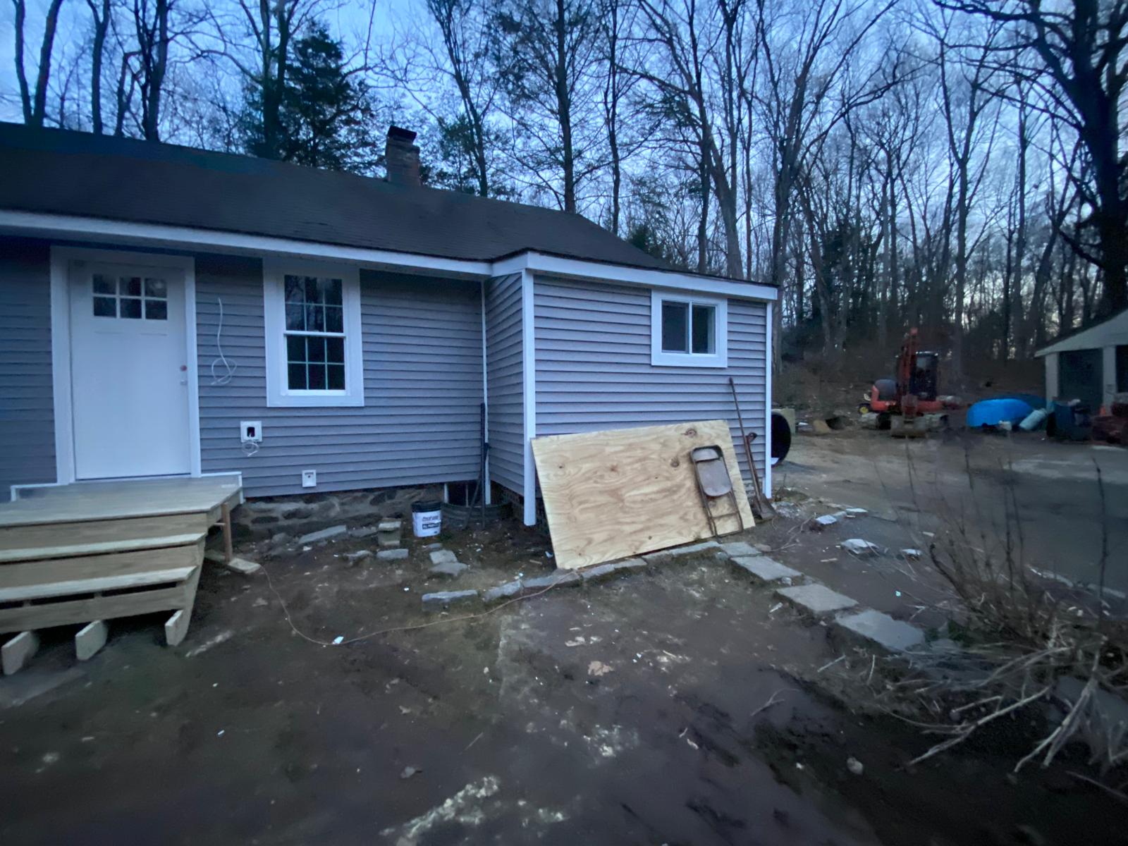 Finished exterior siding renovation by Rome Leite Home Improvement in Danbury, CT