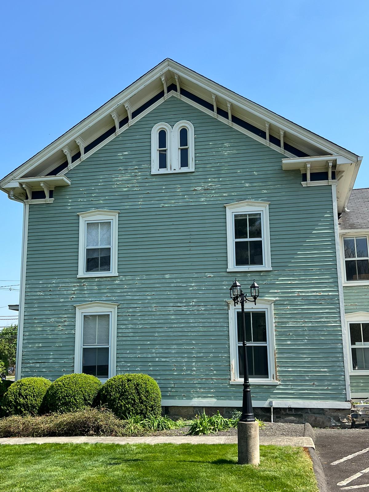 Exterior siding renovation, before by Rome Leite Home Improvement in Danbury, CT