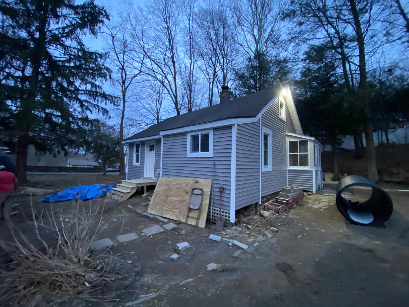 Completed home exterior renovation by Rome Leite Home Improvement